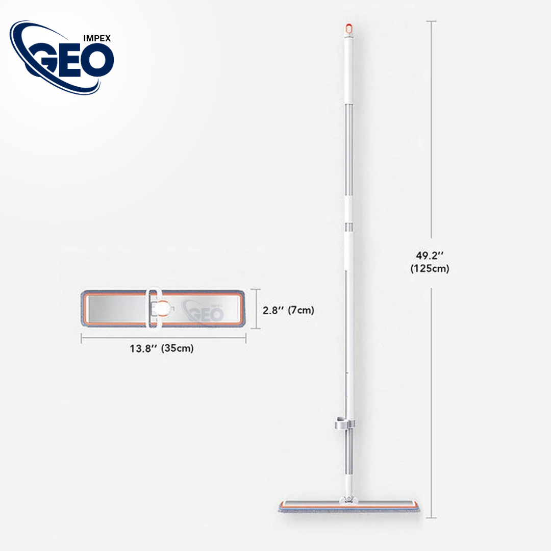 Microfiber Flat Mop | Self Wringing | 360°Rotatable Hand Free