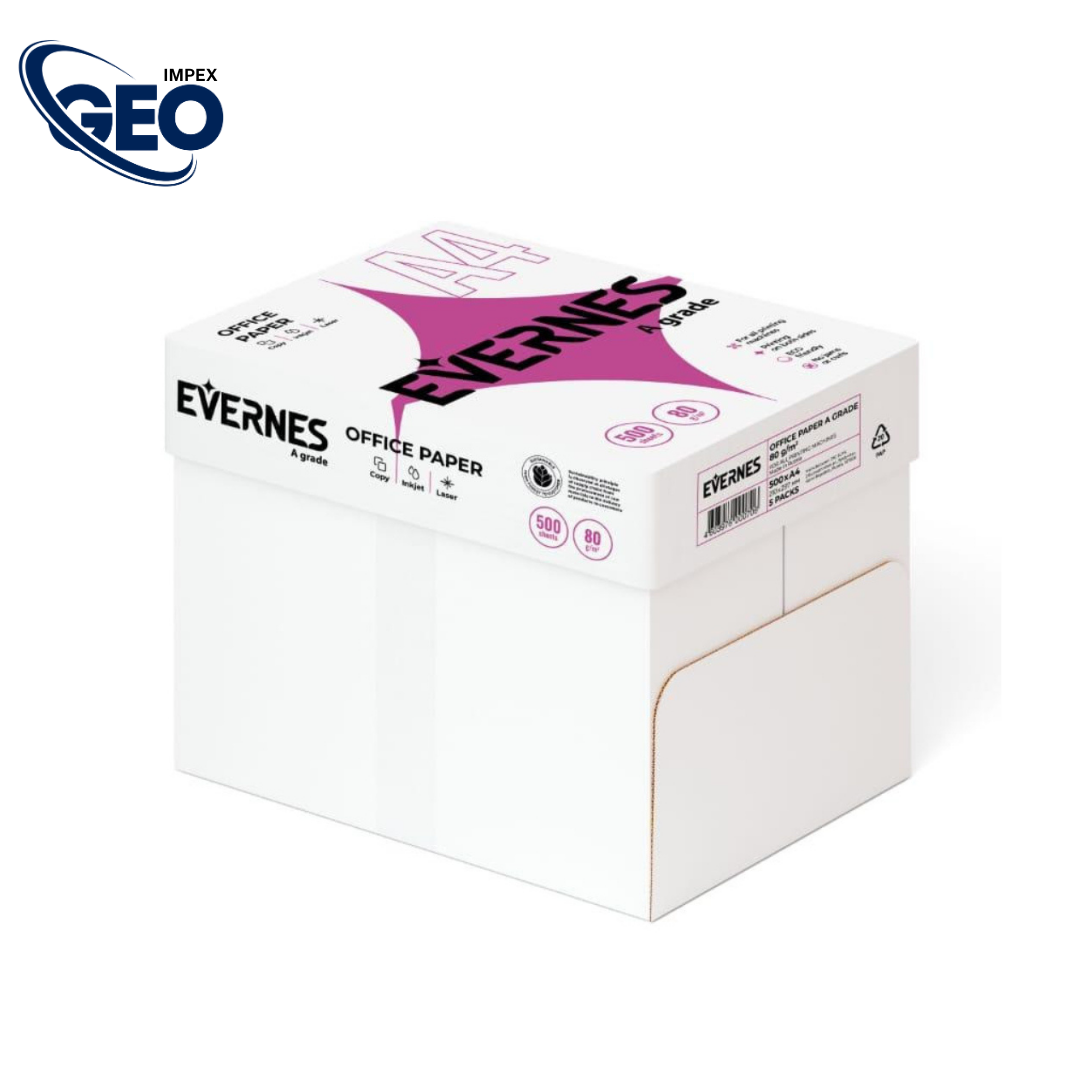 A4 Printer Copy Paper, Everyday A4 Paper, 210x297mm, 80gsm, 500 Sheets Ream