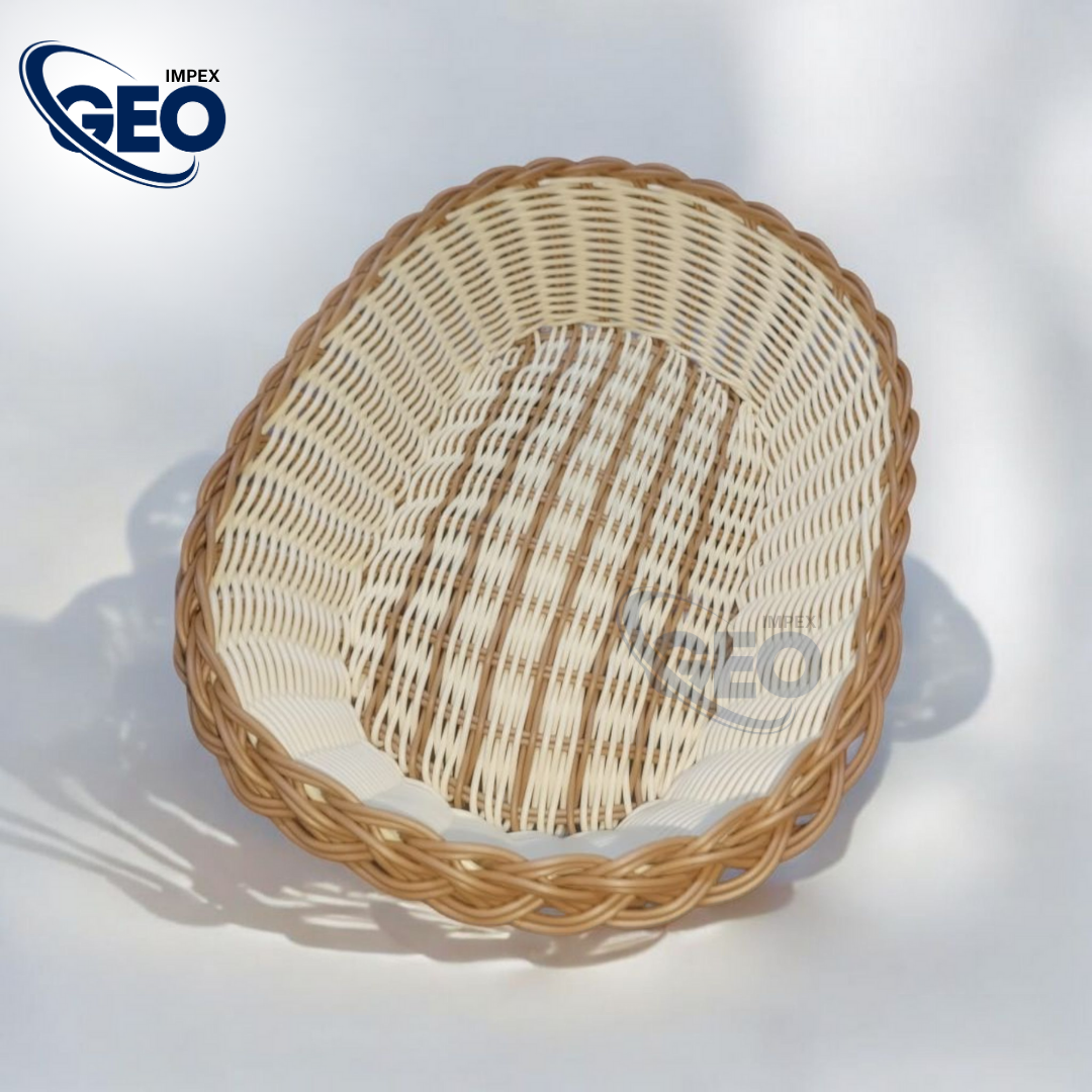 30% OFF - 3 Pcs of Wicker Woven Basket Bread Tray Serving