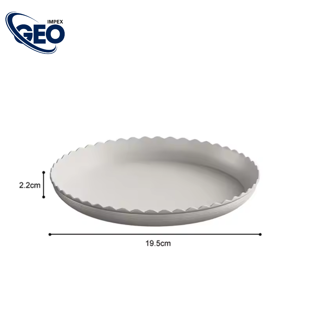 Glass Stand w/Plate | 6-Cup Mug Stand and Drainer – Durable Kitchen Storage & Organization Rack.