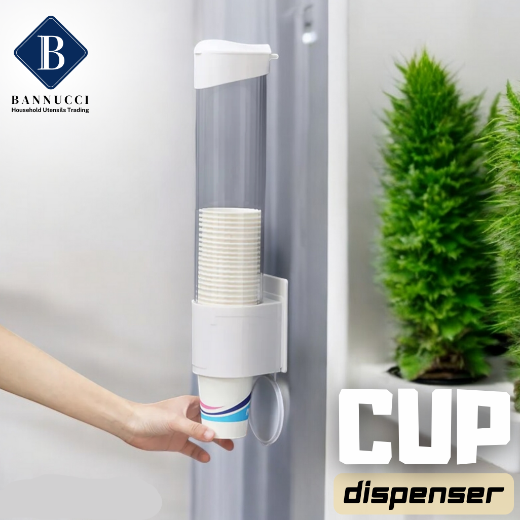 Anti Dust Disposable Plastic Paper Cups Dispenser Holder