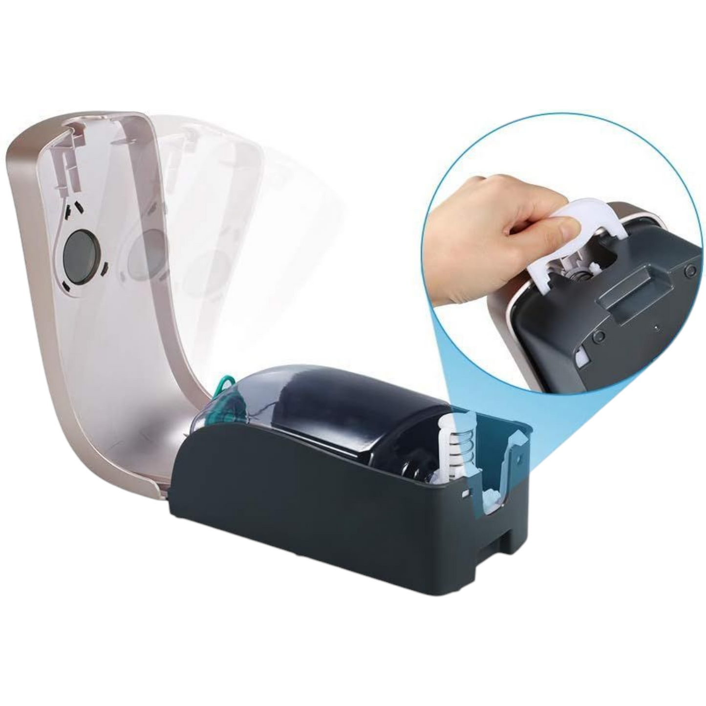 Aqua Flow Soap Dispenser | 1000ml Wall-Mounted – Shower Gel, Liquid Shampoo, and Soap Holder for Public and Commercial Use