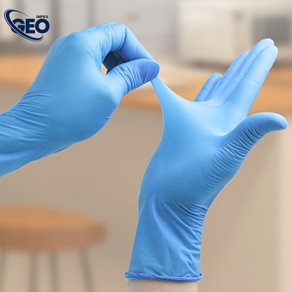 Nitrile Exam Disposable Blue Gloves, Powder Free, Latex Free
