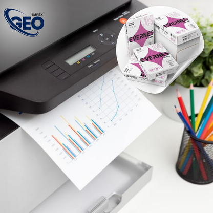 A4 Printer Copy Paper, Everyday A4 Paper, 210x297mm, 80gsm, 500 Sheets Ream