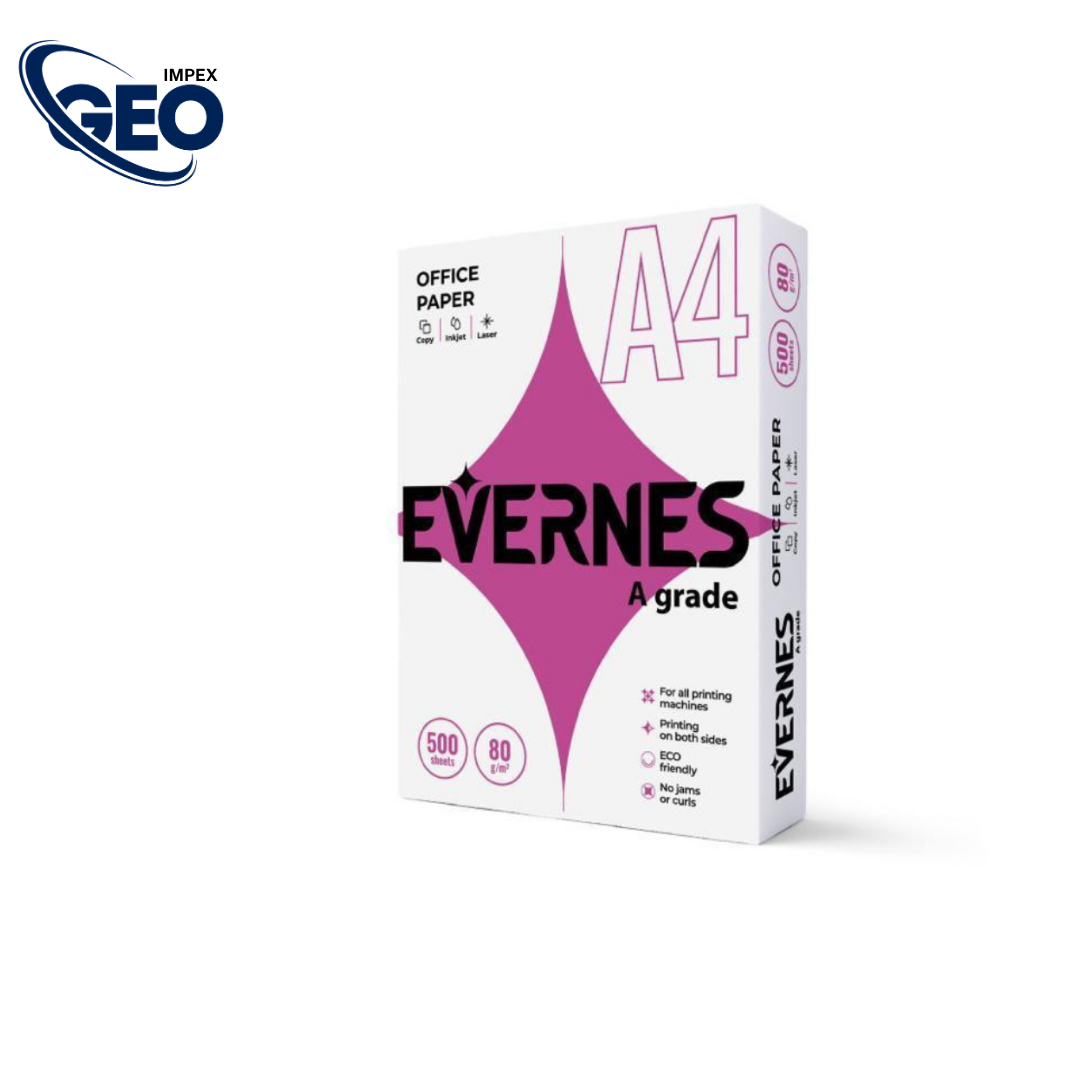 A4 Printer Copy Paper, Everyday A4 Paper, 210x297mm, 80gsm, 500 Sheets Ream
