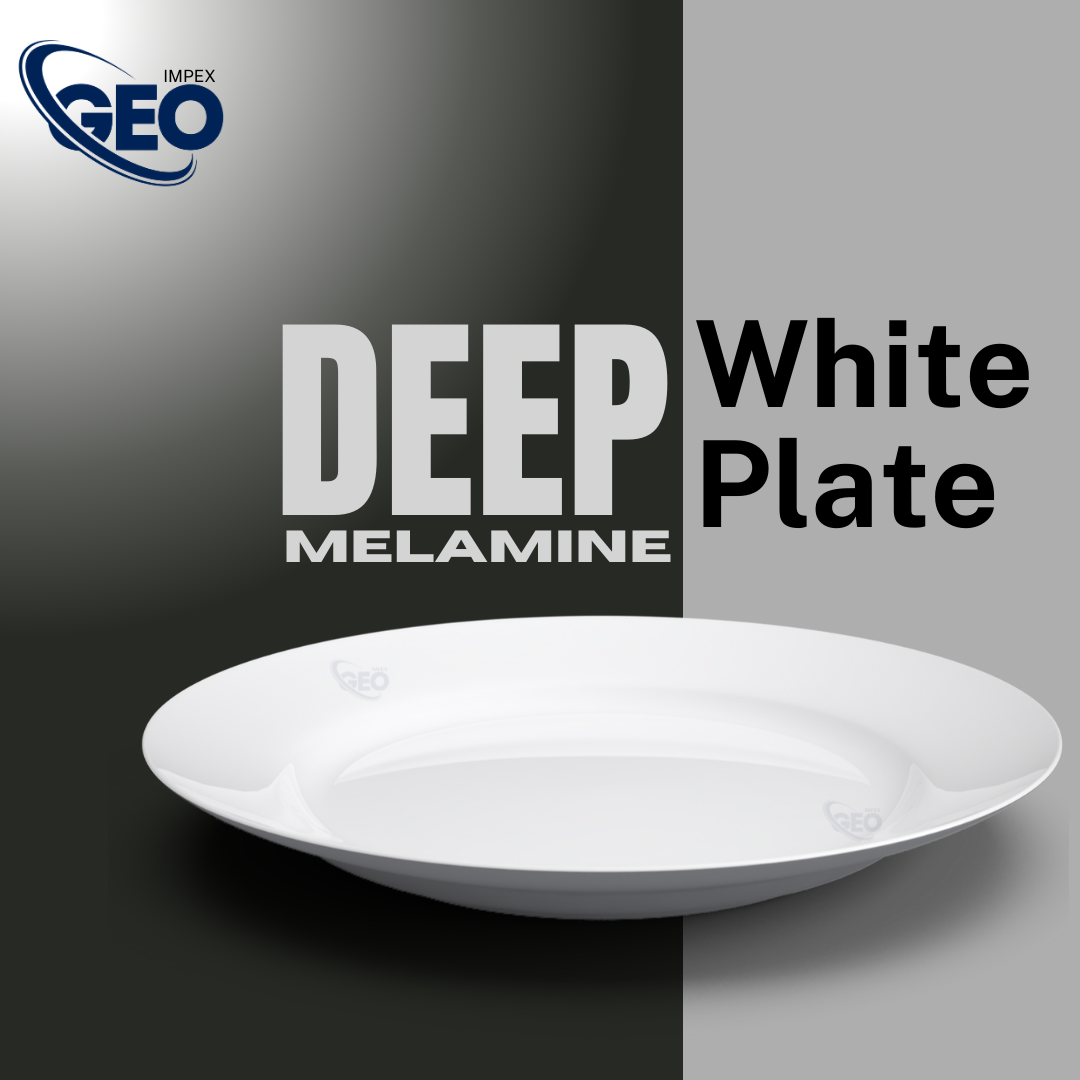 GEO Melamine Dinnerware | Pure White