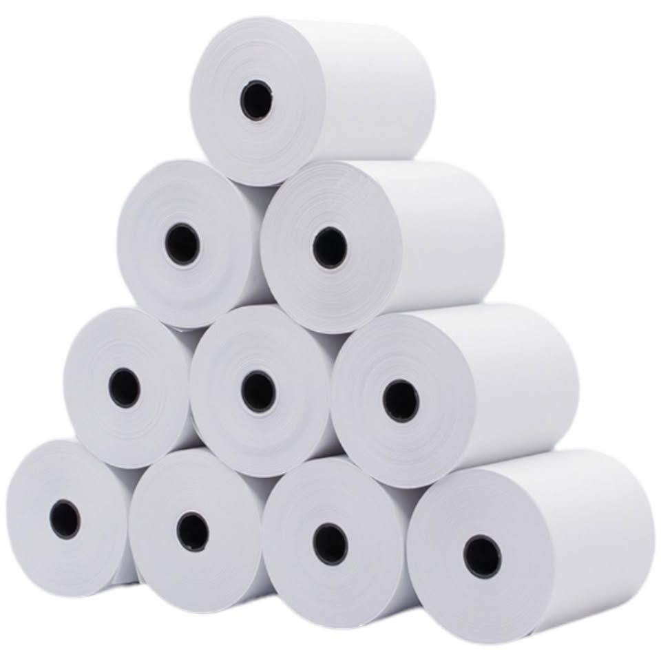 Geo Thermal Roll Premium 80mm | Billing, Receipt Roll, for EPOS POS Terminal, Cash Register, Till Machine, EPOS Printer
