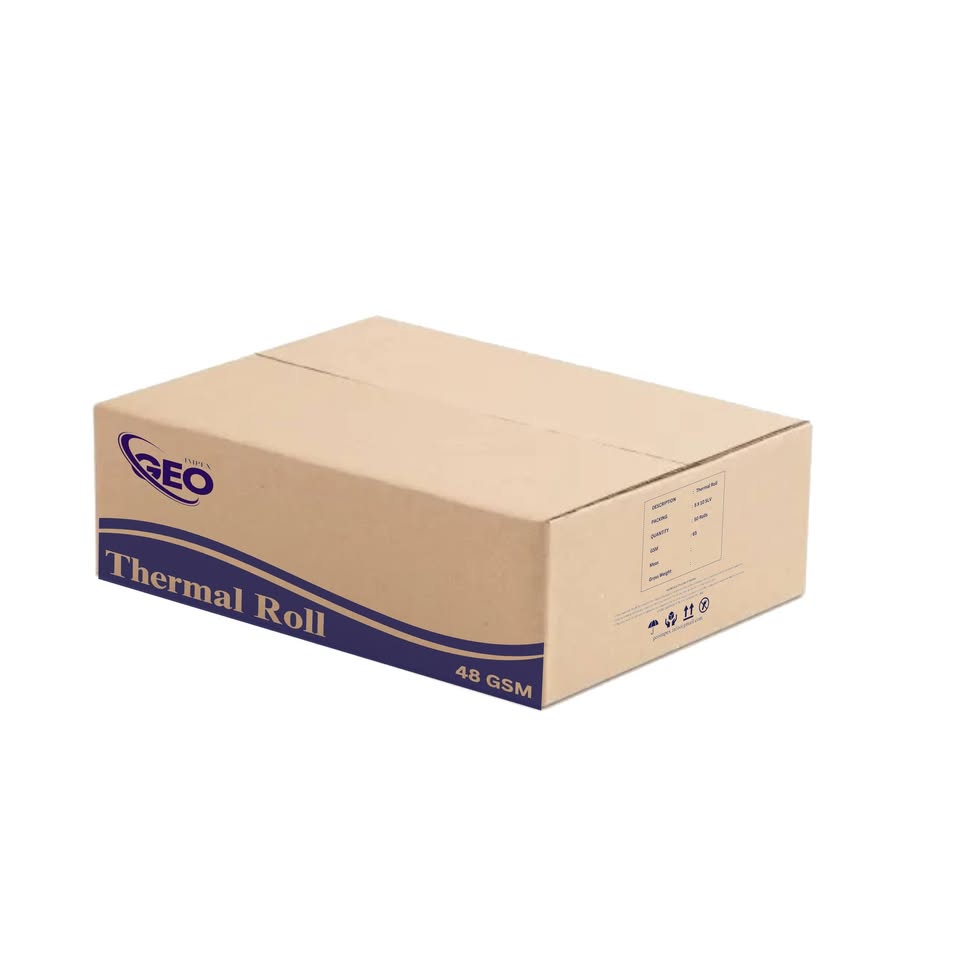 Geo Thermal Roll Premium 80mm | Billing, Receipt Roll, for EPOS POS Terminal, Cash Register, Till Machine, EPOS Printer